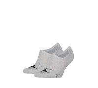 Calvin Klein Legwear Calvin Klein 2P Monogram High Cut Footie Socks Grau Gr 43/46 Herren