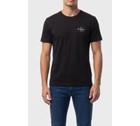 Calvin Klein Jeans T-Shirt mit Rundhalsausschnitt und Logo in Weiss, Größe M