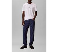 CK Calvin Klein Regular Fit T-Shirt mit Logo Print in Weiss, Größe M