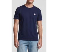 Calvin Klein Ss Badge 30s Jersey Maritime Blue Größe: S | Basic T-Shirts Outlet | Herren | Blau
