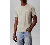 Calvin Klein Ss Micro Logo Crewneck Shadow Größe: S | Basic T-Shirts Outlet | Herren