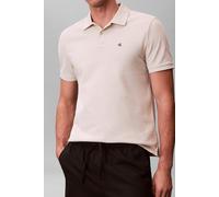 Poloshirt CALVIN KLEIN JEANS "SS CASUAL PIQUE CLASSIC POLO", Herren, Gr. S, oatmeal, Jersey, Obermaterial: 100% Baumwolle, klassisch normal, Rundhals, eingesetzt angesetztes Bündchen, Shirts, Mit Rund