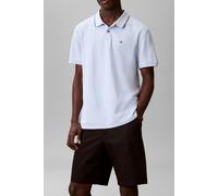 Calvin Klein Ss Refined Pique Tip Polo Breezy Blue Größe: L | Poloshirts Outlet | Herren | Blau