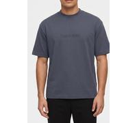 Calvin Klein Ss Relaxed Standard Logo T-shirt Anchor Navy Größe: L | Basic T-Shirts Outlet | Herren | Blau