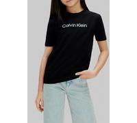 Calvin Klein Unisex Kinder Inst. Logo Ss Lv1cksja29 S/S T-Shirt, Black (Black [Csi] 25Cw1000175Ck), 16 Jahre