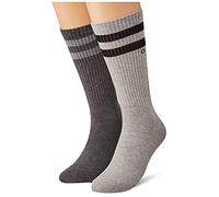 Calvin Klein Stripes Casual Men's Crew Socks 2 pack