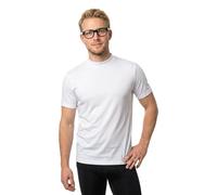 CK Calvin Klein T-Shirt mit Logo-Stitching Modell 'SUPIMA' in Weiss, Größe S