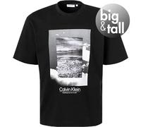 Calvin Klein T-Shirt Herren Kurzarm Rundhals Baumwolle schwarz, 5XL