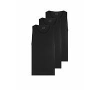 CALVIN KLEIN Tanktop 3er Pkg. black schwarz | M