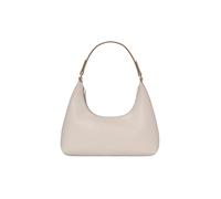 Schultertasche CALVIN KLEIN "FOIL LOGO SHOULDER BAG", Damen, Gr. B/H/T: 29cm x 14cm x 8cm, beige (chateau, desert taupe), Lederimitat, unifarben, Taschen Schultertasche, Henkeltasche, Damen Handtasche