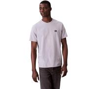 Calvin Klein Jeans T-Shirt SS Badge 30S Jersey Classic Tee Kurzarm 100% Baumwolle Grau L