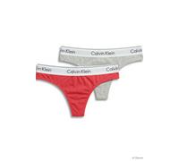 Calvin Klein Lv00qf8834 Tanga 2 Einheiten M Punch Pink / Grey Heather