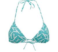 Calvin Klein TRIANGLE-RP-PRINT Bikini-Oberteil für Damen, türkis, größe S