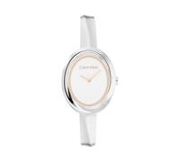 Calvin Klein Twisted Bezel Collection Analoguhr für Damen mit Edelstahlarmband