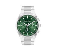 Calvin Klein Uhr mit DREI-Zeiger-Quarzwerk für Herren Kollektion DISTINGUISH mit Silbernes Edelstahlarmband - 25200441