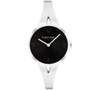 Calvin Kein Klein Damen Analog Quarz Armreif-Uhr - Kollektion Joyful mit 2 Zeigern und Edelstahlarmband