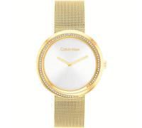Calvin Klein 25200150 Damenuhr Twisted Bezel Goldfarben