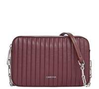 Calvin Klein Umhängetasche Mini Line Quilt Camera Bag vineyard wine