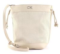 Calvin Klein Umhängetasche Re-Lock Drawstring Bag Perforation Stoney Beige