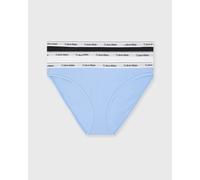 Calvin Klein Underwear Slip mit Logo-Stitching Modell 'Bikini' im 3er-Pack in Blau, Größe XS