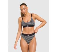 Calvin Klein Underwear CK Graphic All Over Print Thong - Damen, Schwarz - XS