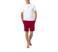 Calvin Klein Underwear Pyjama Herren Rundhals Jersey-Baumwolle rot, S