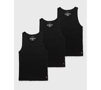 Calvin Klein Herren 3er Pack Tank Tops mit Rundhalsausschnitt, Schwarz (Black, Black, Black), L