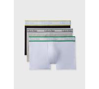 Trunk, Herren, Gr. M (50), bunt (schwarz, heavenly iris, grau heather), Jersey, Obermaterial: 95% Baumwolle, 5% Elasthan, CALVIN KLEIN UNDERWEAR, unifarben, körpernah, Unterhosen, Körpernahe Passform 