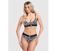 Calvin Klein Underwear Zebra Print Bralette - Damen, Schwarz - S