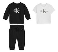 Calvin Klein Unisex Baby Monogram Starter GIFTPACK IN0IN00011 Geschenkpackungen, Schwarz (Ck Black), 74