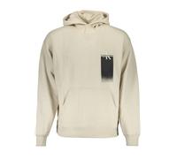 Calvin Klein Unisex Beige Schwarz Kapuzenpullover mit Logo u - Größe: XL