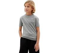 Calvin Klein Unisex Mini Badge Reg T-Shirt LV1CKTJA27 S/S T-Shirt, Grau (Medium Grey Heather), 10 Jahre