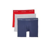 Calvin Klein Brief Logo Boxershorts blau/grau/rot (3er-Pack) - XL
