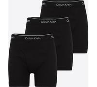 Trunks mit Label-Bund Modell 'BOXER BRIEF' im 3er-Pack M men Black