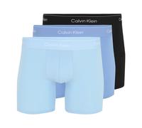 Calvin Klein Unterwäsche 3er-Pack Boxer Briefs ICON Baumwoll-Stretch - Schwarz/Glacier/Blue Bell 3XL