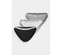 Calvin Klein Unterwäsche BIKINI 3PK MPI - Schwarz/Grau Meliert/Weiß Frauen 3XL