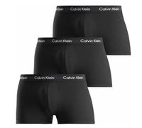 Calvin Klein Unterwäsche Boxershorts Low Rise Trunk (Baumwolle) schwarz/schwarz Herren - 3 Stück, Größe L
