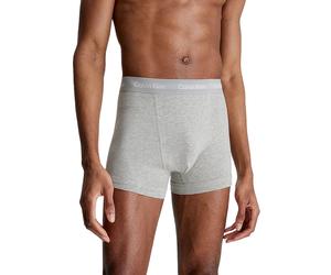 Calvin Klein Unterwäsche Boxershorts Trunk Cotton Stretch (Baumwolle) grau Herren - 3 Stück, Größe XL
