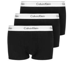 Calvin Klein Unterwäsche Boxershorts Trunk Modern Cotton (Baumwolle) schwarz Herren - 3 Stück, Größe XL