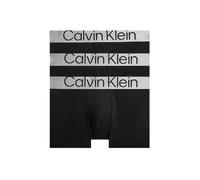 Calvin Klein Unterwäsche Boxershorts Trunk Steel Cotton (Baumwolle) schwarz Herren - 3 Stück, Größe S