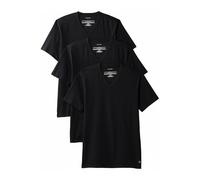 Calvin Klein V-Neck-Kurzarm-Shirt 3er-Pack - Baumwoll-Stretch-Mischung - Herren - Schwarz - XS