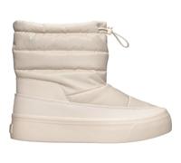 Calvin Klein Damen Mid Boot Stiefel Snowboot Nylon Mix mit Plateau, Weiß (Lily White), 39