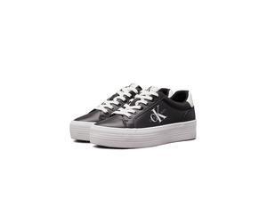 Calvin Klein VULC FLATFORM LACEUP LTH - YW0YW01474/0GM - Schwarz 41