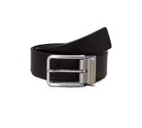 Calvin Klein Herren ADJ/REV Warmth 35MM K50K510956 Verstellbarer/umkehrbarer Gürtel, Schwarz (Ck Black Smooth/Dark Brown Smooth), 100