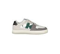 Calvin Klein weiße Polyester Herren Sneaker EU44/US11 Weiß
