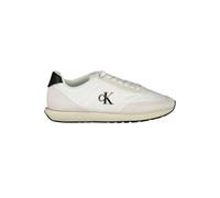 Calvin Klein weiße Polyester Herren Sneaker EU44/US11 Weiß