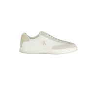 Calvin Klein weiße Polyurethan Herren Sneaker EU44/US11 Weiß