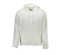 Calvin Klein Jeans Herren Branding Hoodie Kapuzenpullover mit Micro-Logo, Bright White, X-Large