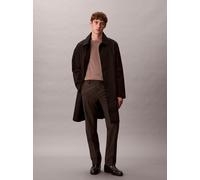 Strickpullover CALVIN KLEIN "LS 100% MERINO CREW 14GG", Herren, Gr. XXL, taupe tone, Strick, Obermaterial: 100% Wolle, unifarben, regular fit normal, Rundhals, eingesetzt gerader Abschluss, Pullover S