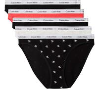 Calvin Klein 000qd5208e Slip 5 Einheiten L Black / Black / Snow Heather / Punch P